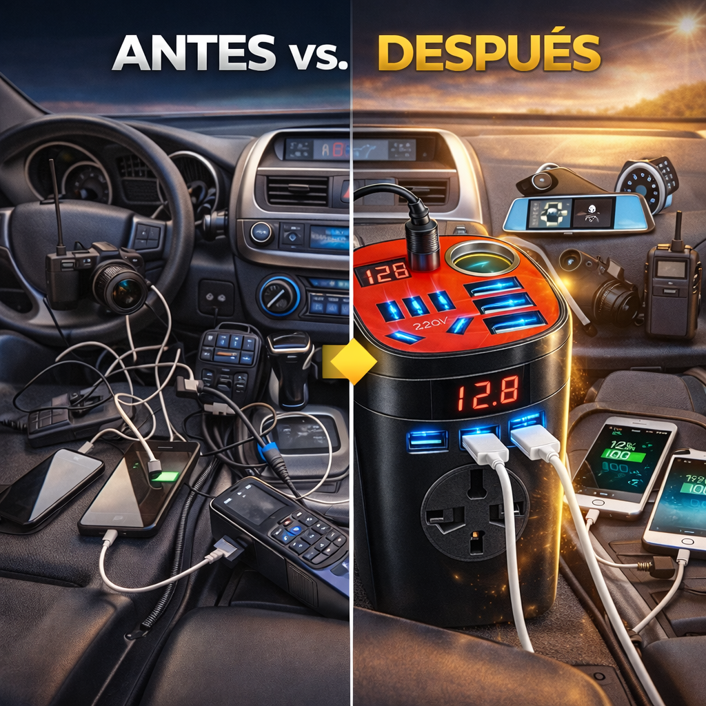 Cargador Convertidor AutoPower Pro® | Energía donde la necesites