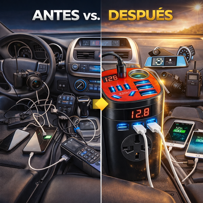Cargador Convertidor AutoPower Pro® | Energía donde la necesites