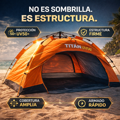 TITÁN UV50 | TIENDA DE CAMPAÑA PORTÁTIL | PAGA 1 LLEVA 2